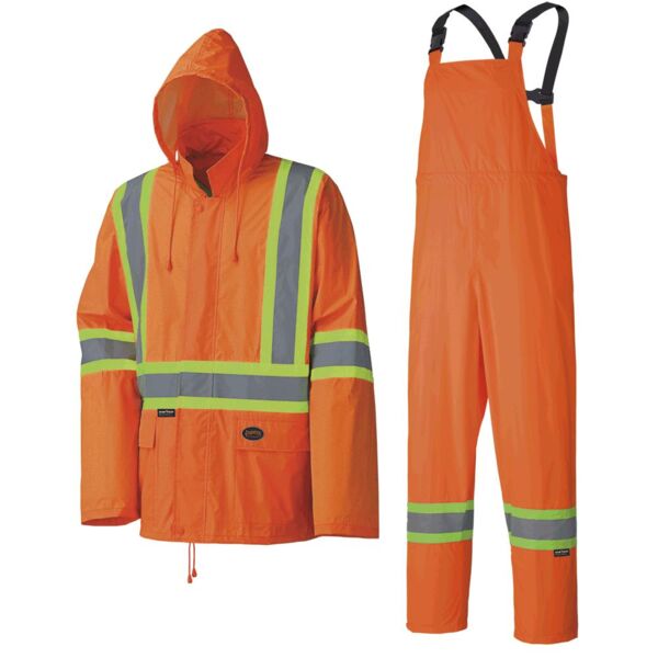 WATERPROOF LIGHTWEIGHT SAFETY RAIN SUIT Thumbnail